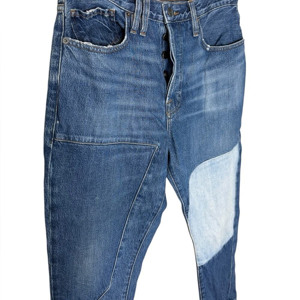 Frame Women’s Le Original Landa Mix Patchwork Jeans| Size 30 Straight leg - Picture 7 of 10